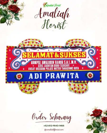 Papan Bunga Ucapan Selamat Yakomi